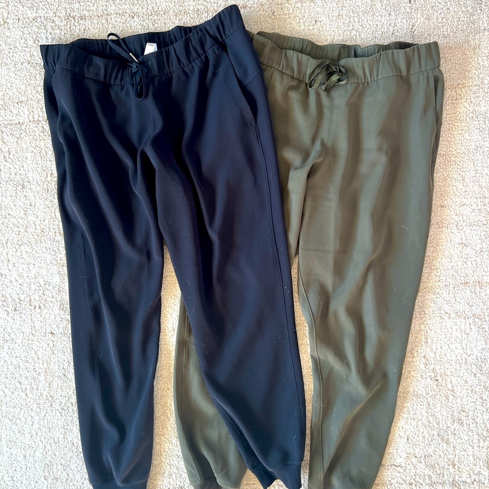 2 pairs Lululemon work or travel pants. Size 12